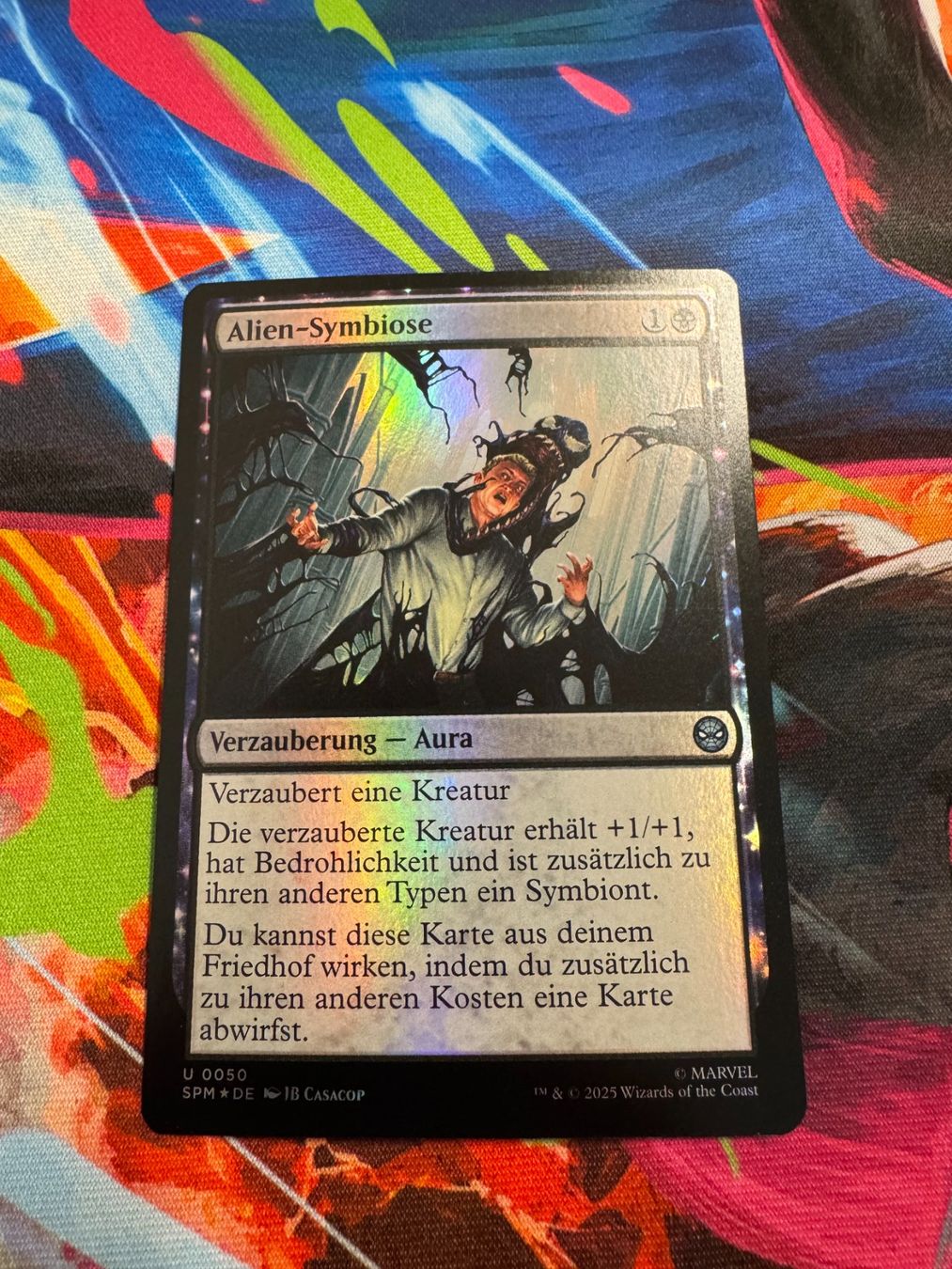 Magic The Gathering Carte collezionabili: Alien-Symbiose - Foil - Marvel's Spider-Man - Magic – Nuovo (secondo la descrizione) da Bülach venduto da Pfrenzel