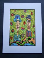 EDGAR BALTENSPERGER    ORIGINAL ACRYL SIGNIERT