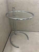 1x Adjustable Table E1027 Eileen Gray ClassiCon chrome glass