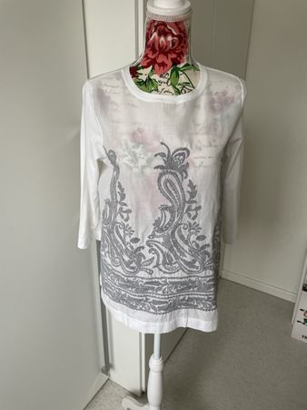 Shirt Bluse von WHY mit Stickerei 38