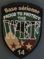 Luftwaffe Abzeichen Badge WEF base aérienne 14 Sitten Klett