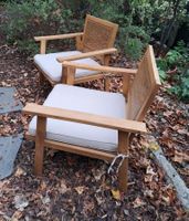 2 Gartenstühle aus Akazienholz