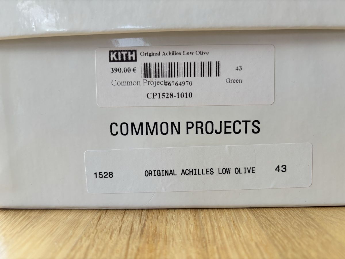 Scarpe da uomo: COMMON PROJECTS luxury sneakers Achilles Low EU43 – Nuovo e nell'imballaggio originale da Kriens venduto da T_notch 2