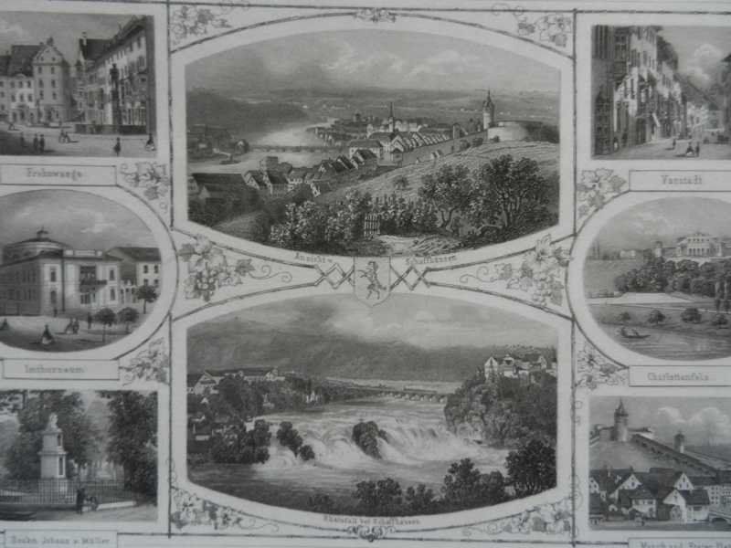 Incisioni: Schaffhausen Souvenirblatt – Usato da Risch venduto da Rischli15 1