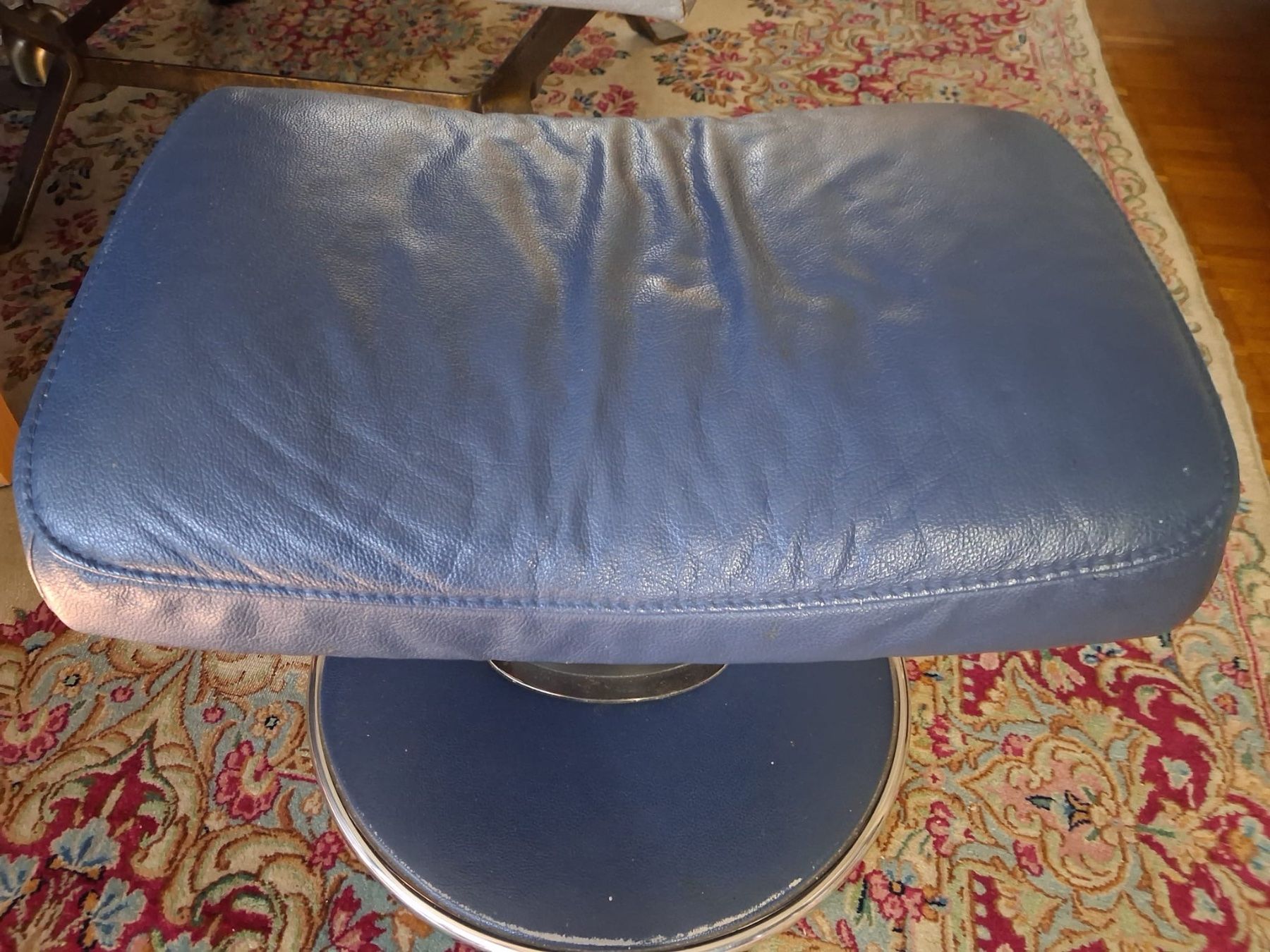 Stressless Sessel: Stressless Sessel Leder blau mit passendem Hocker – Gebraucht aus Jonschwil von bro_lx2z 2