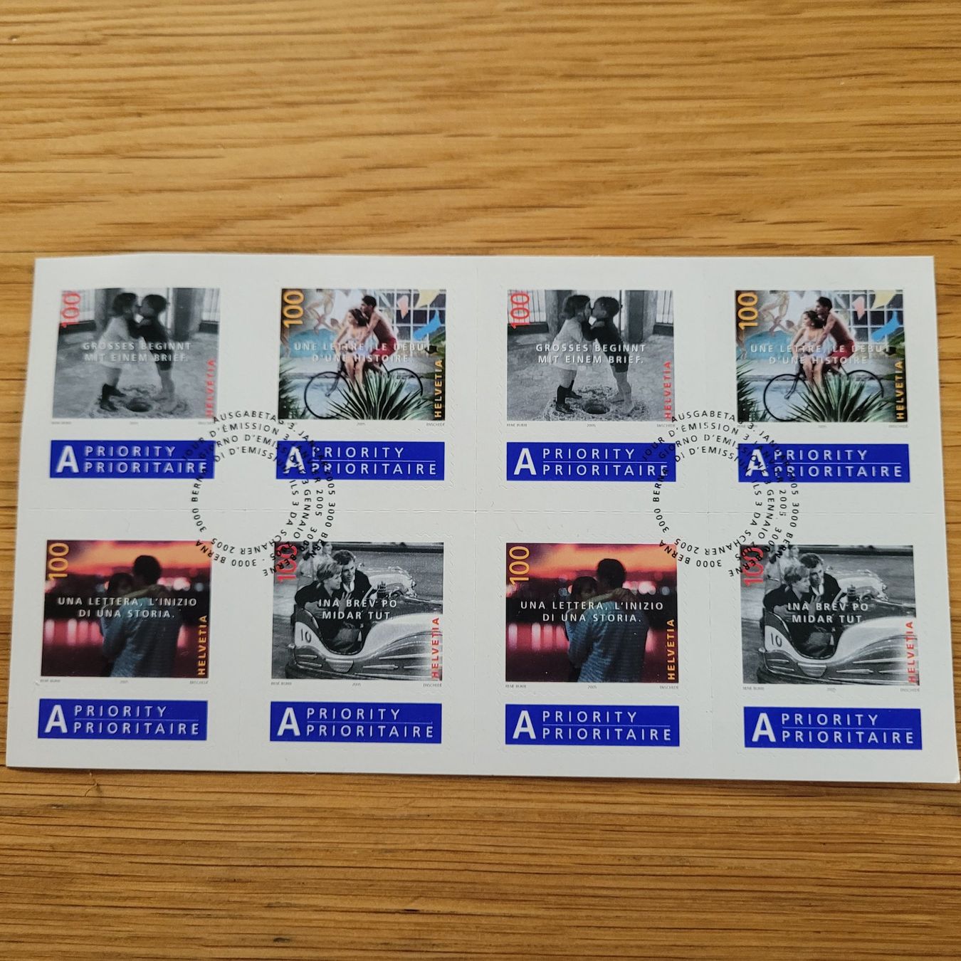 Alle Briefmarken: Carnet De Timbre /  Markenheftchen Bern 2005 – Gebraucht aus Biel/Bienne von Destockweb