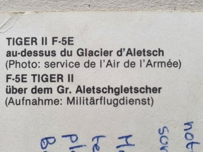 Ansichtskarten: TIGUER   -  II F-5E – Gebraucht aus Delémont von Domdom1 1