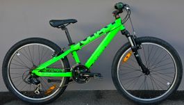 Mountainbike Scott grün 24 Zoll Neuteile