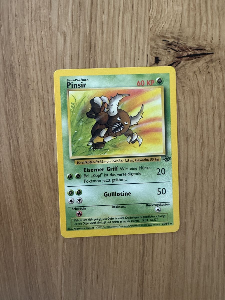 Swisscom Cartoline: Pinsir jungle set  – Usato da Meinisberg venduto da Knightdeals