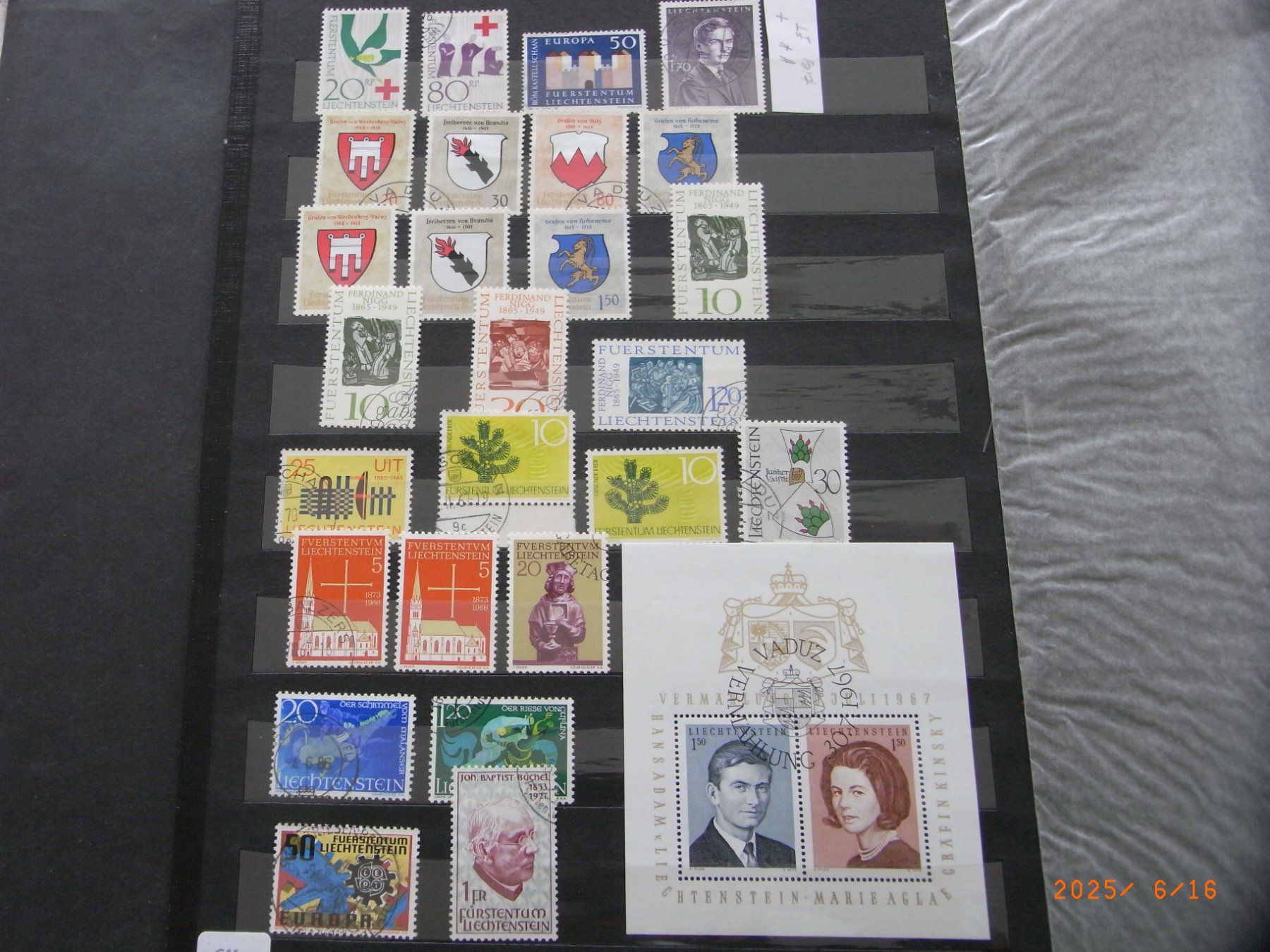 Tutti i francobolli: Stecker ab 1963 ** + meist ET KP 38.-- – Usato da Ittigen venduto da shetland