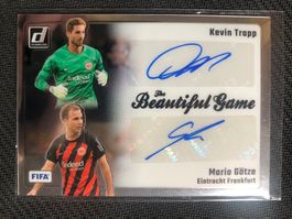 Panini Donruss Mario Götze, Kavin Trapp Duo-Autogramm