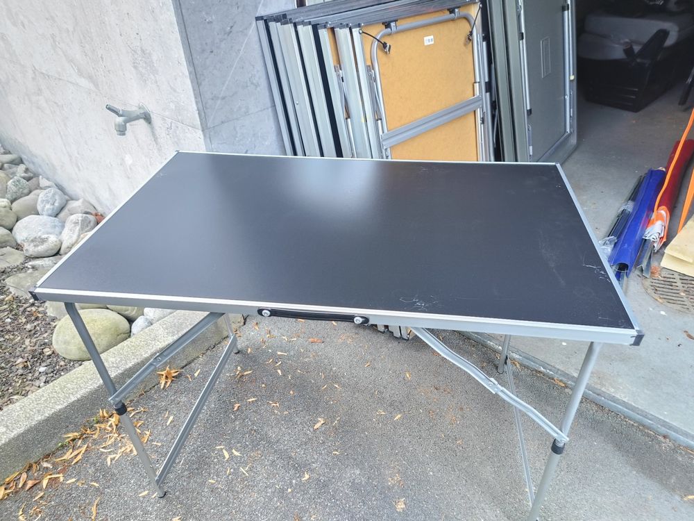 14x Klapptisch / Tapeziertisch, höhenverstellbar Kaufen auf Ricardo