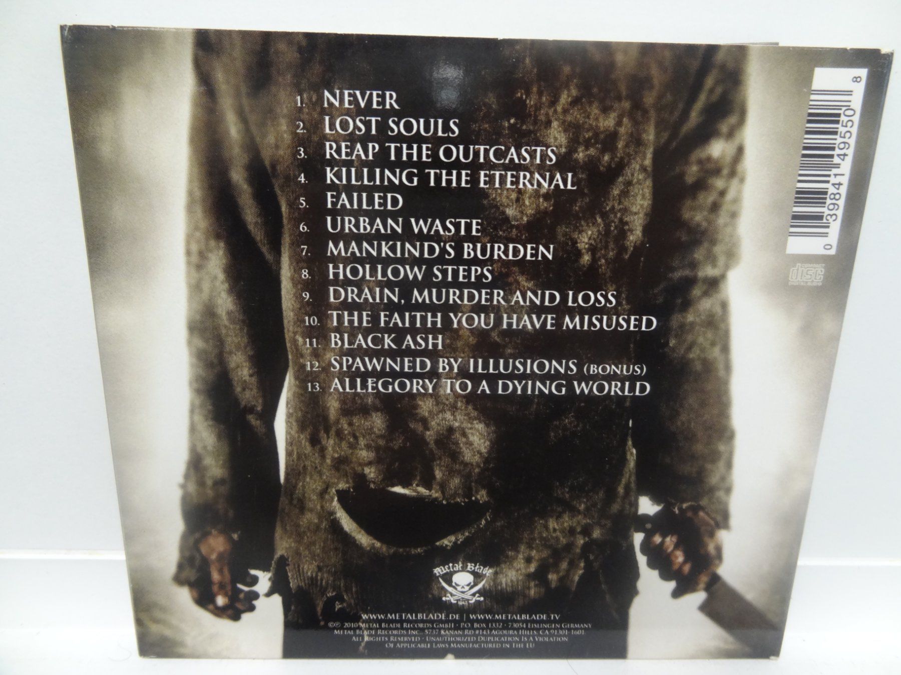 CD: Cataract – Killing The Eternal – Usato da luzern venduto da musicandart 1
