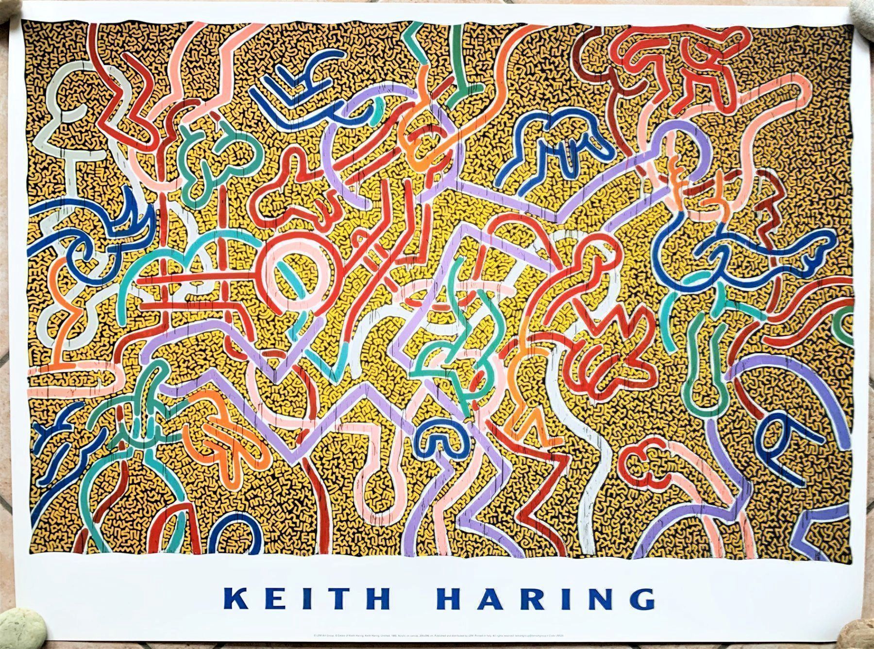 Foto & Immagini: Haring - Ohne Titel - Vintage-Poster – Usato da Ponte Tresa venduto da 11GalleriaAlterEgo11