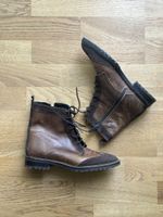 Boots/Stiefel, braun, Grösse 40, aus Leder