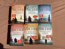 Jeffrey Archer Die Clifton-Saga 2-7, sechs Taschenbücher