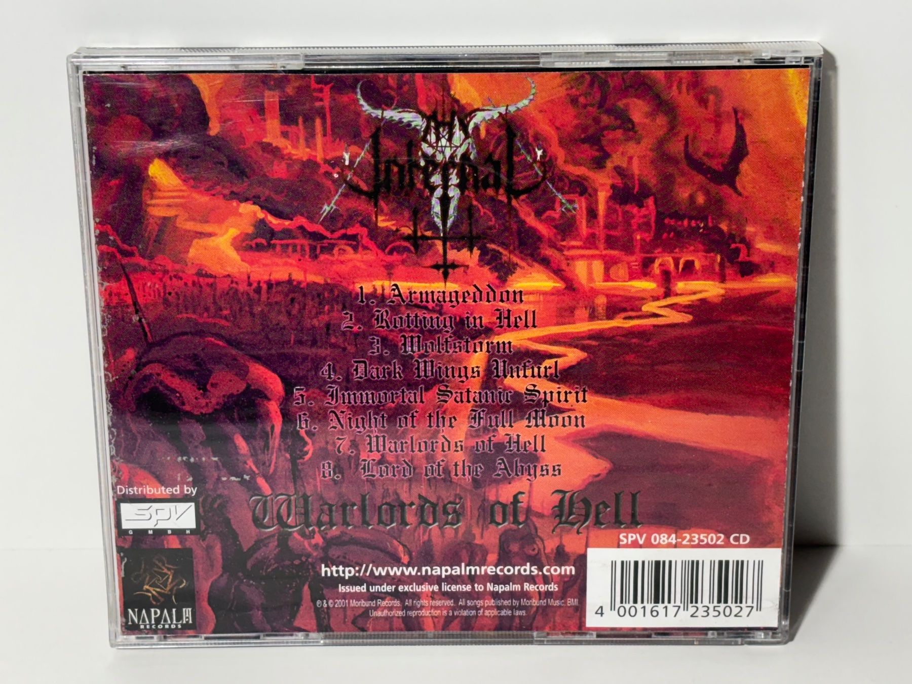 CD: Thy Infernal CD Warlords of Hell – Usato da Wilderswil venduto da Sstriker 1