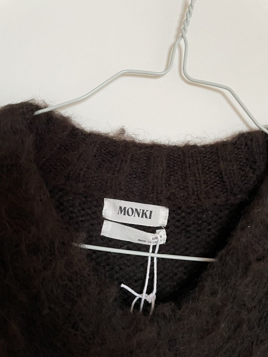 Monki Maglioni & Felpe: Monki Oversize Pullover ungetragen, Dunkelbraun, Grösse S – Nuovo e nell'imballaggio originale da Malix venduto da fred_59 2