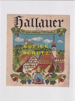Etikette - Hallauer 1959 "Us em süesse Winkel" /bd
