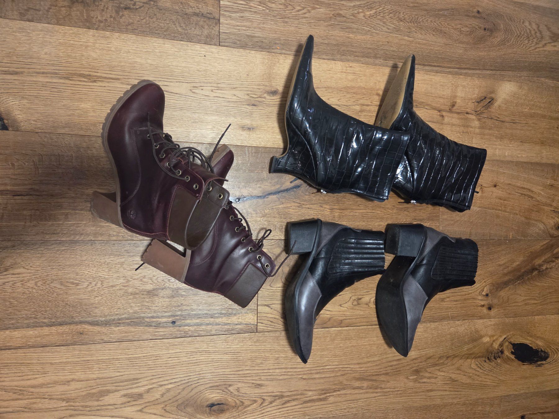 Timberland Damenschuhe: 3 paar Stiefeletten 41 – Gebraucht aus Zuerich von Liliy 3