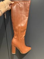 Bottes Tisha marron à talons hauteur 10cm taille 37