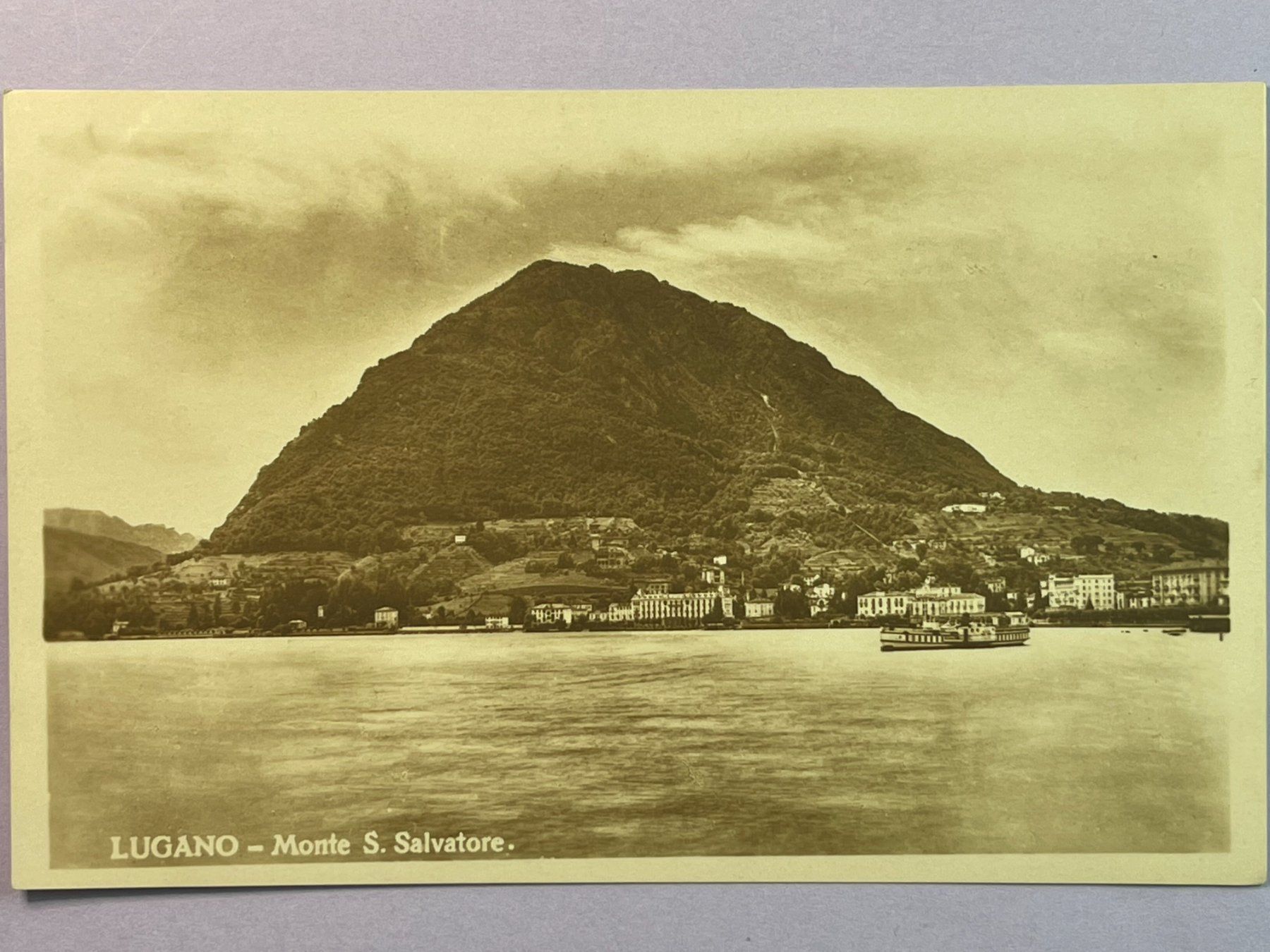 Cartoline postali: Lugano - Monte S. Salvatore – Usato da Steg VS venduto da danwer74
