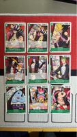 One Piece Card Game Set 9 Karten neuwertiger Zustand