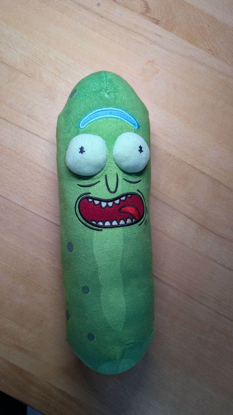 Giocattoli: Rick and Morty Pickle Rick Plüschtier – Nuovo (secondo la descrizione) da Olten venduto da NicoOnline 4