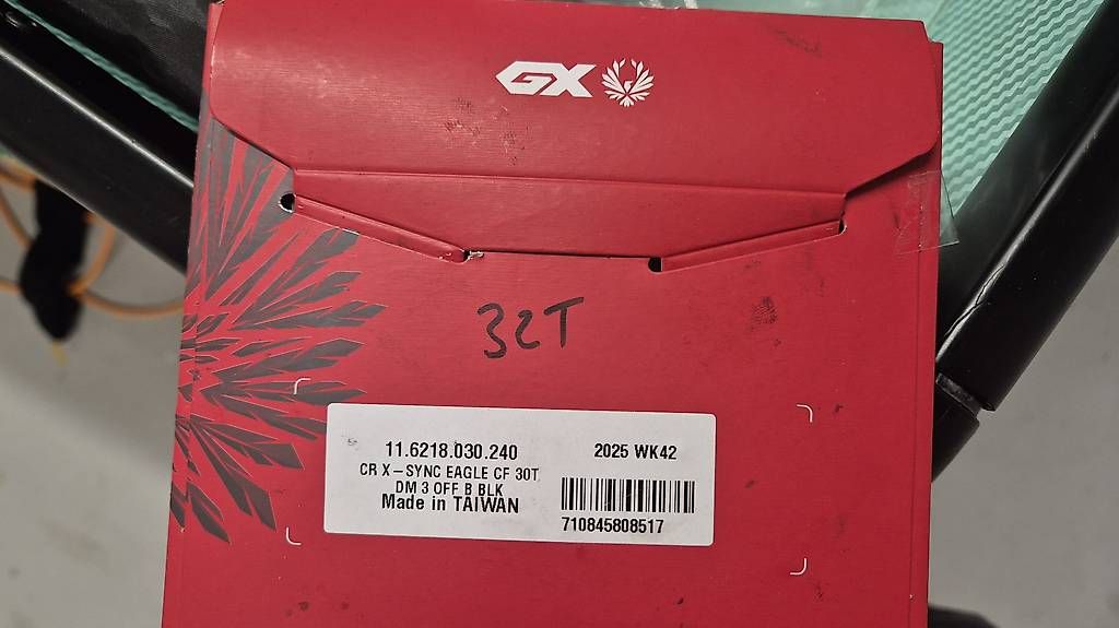 Sram Pezzi di ricambio: Kettenblatt NEU SRAM CR X - sync eagle CF 32T 3mm Offset – Nuovo (secondo la descrizione) da Aathal-Seegräben venduto da heyiBims 1