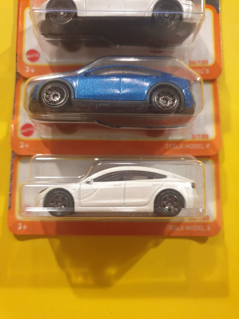 Matchbox Modellautos: 3 x Matchbox TESLA MODELLE – Neu und originalverpackt aus Oftringen von Rotor 1