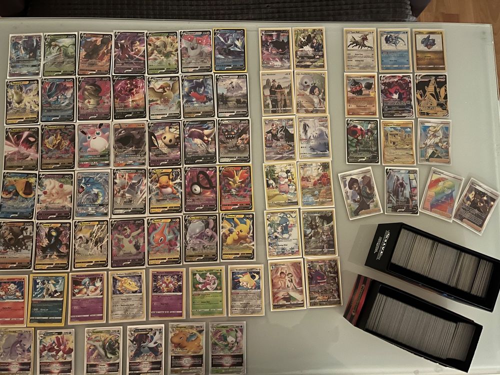 55 Cartoon Sammelkarten Set - Einzigartige Karten In Schwarz, Silber & Gold