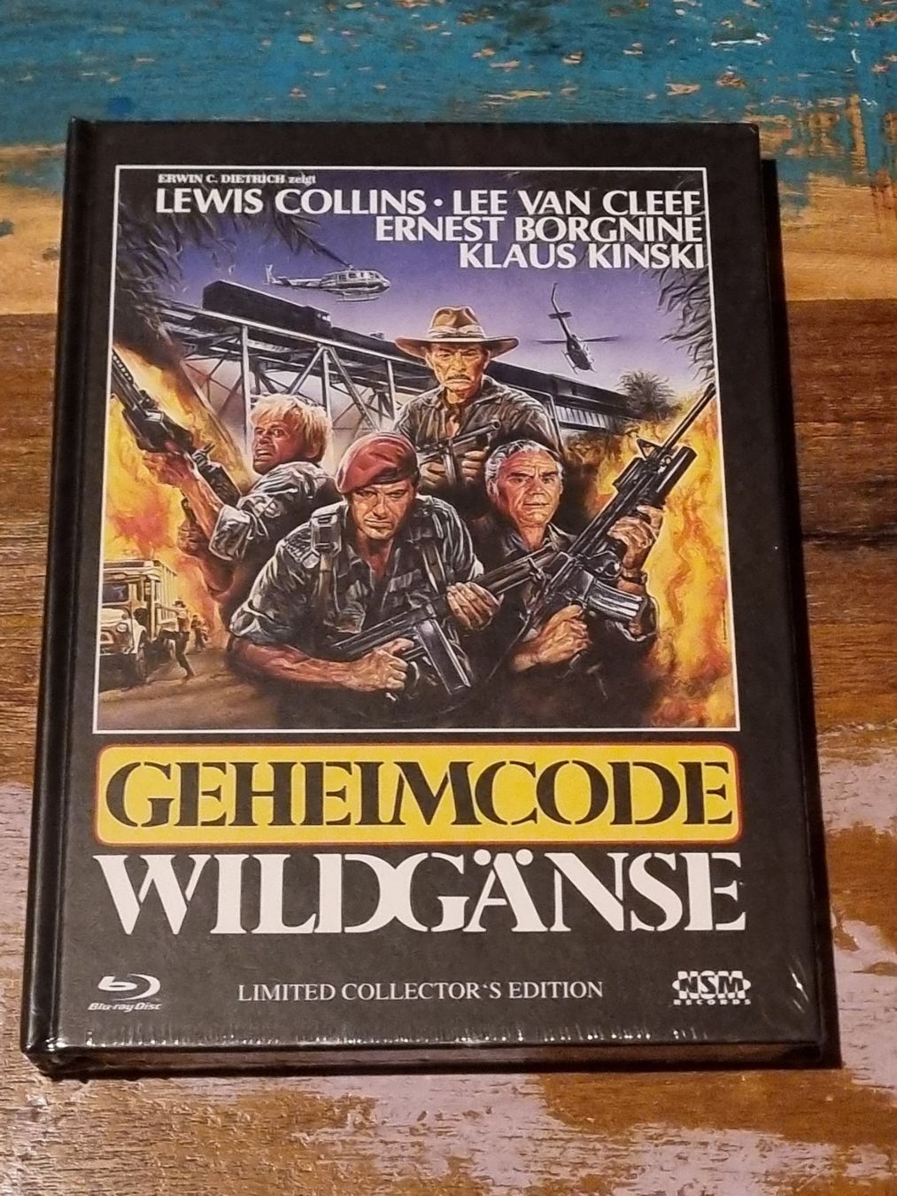 Tutti i DVDs: Geheimcode Wildgänse, Blu Ray Mediabook OVP Action – Nuovo e nell'imballaggio originale da Winterthur venduto da Belzarek