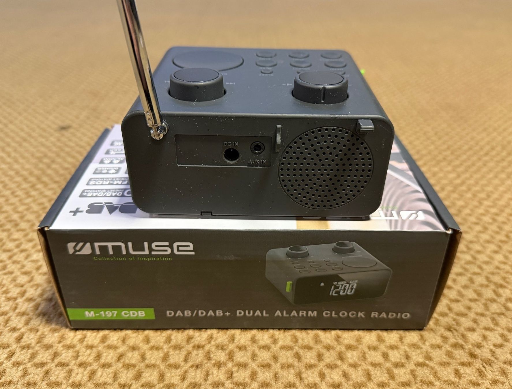 Wecker: DAB+ RADIO-Wecker, Muse M-197, ein kompaktes Neu-Gerät – Neu und originalverpackt aus Kirchberg BE von RadioGerber 2