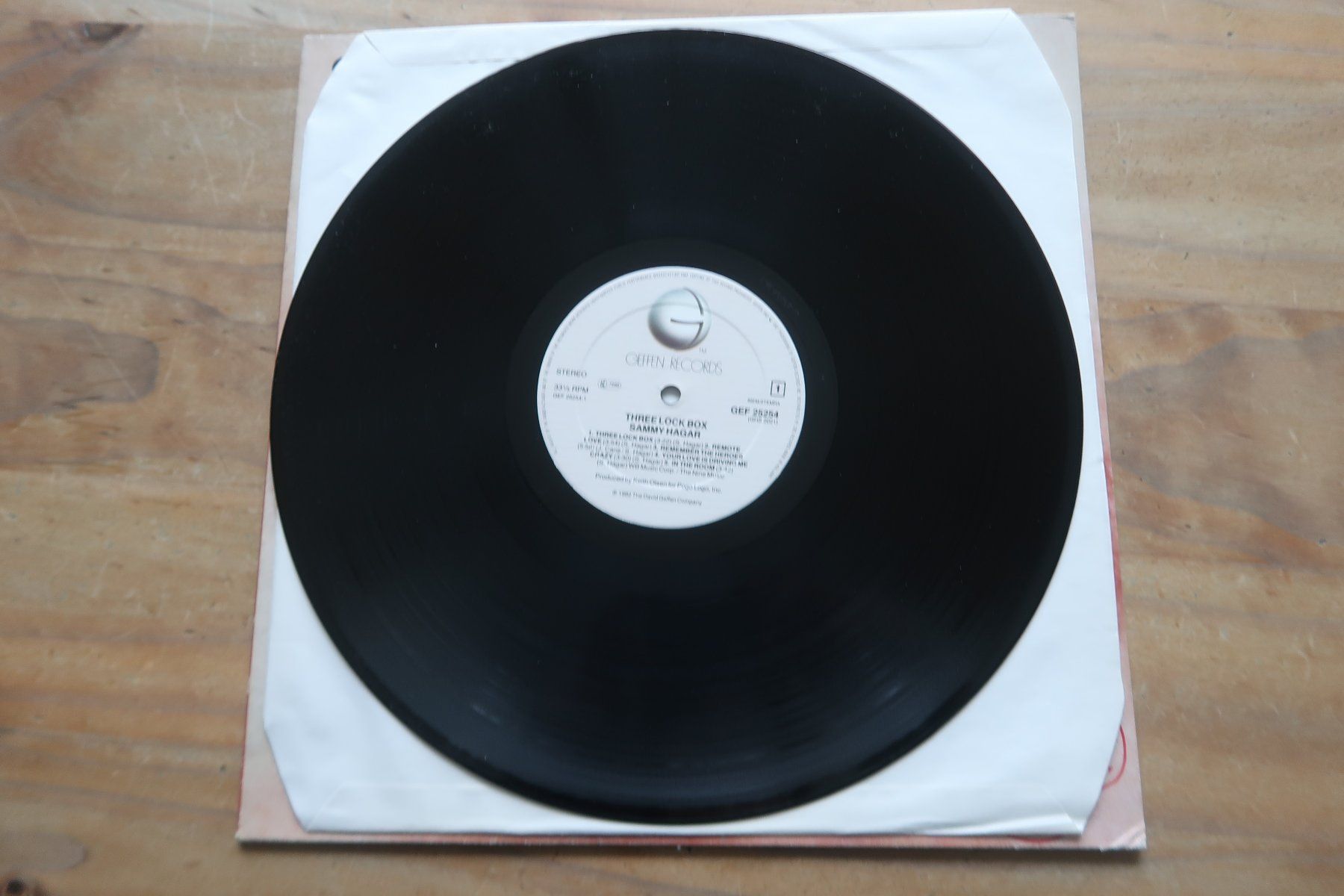 Dischi in vinile: SAMMY HAGAR - THREE LOCK BOX - EX- VAN HALEN VINYL LP – Usato da Basel venduto da Patiscat 3