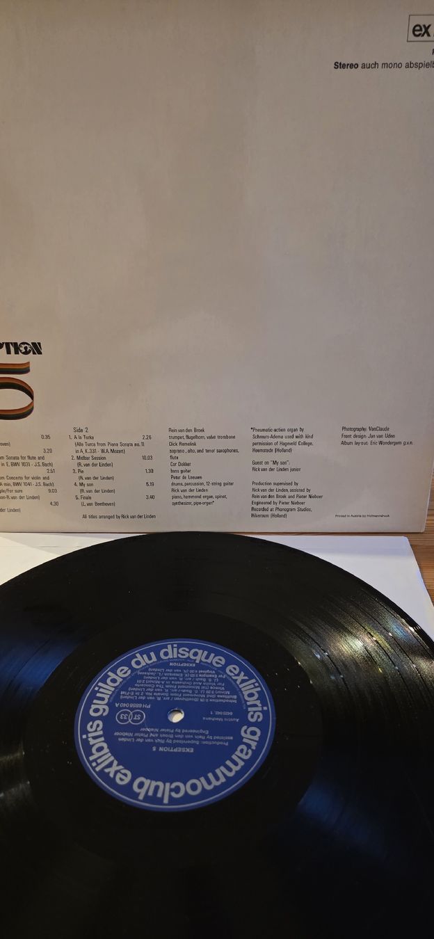 Dischi in vinile: Vinyle Ekseption 5 1972 Vg,Vg – Usato da Yvonand venduto da RF-VINYL 2