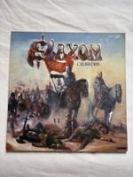 Saxon ‎– Crusader vinyl LP original 1984 STILL IN SHRINK