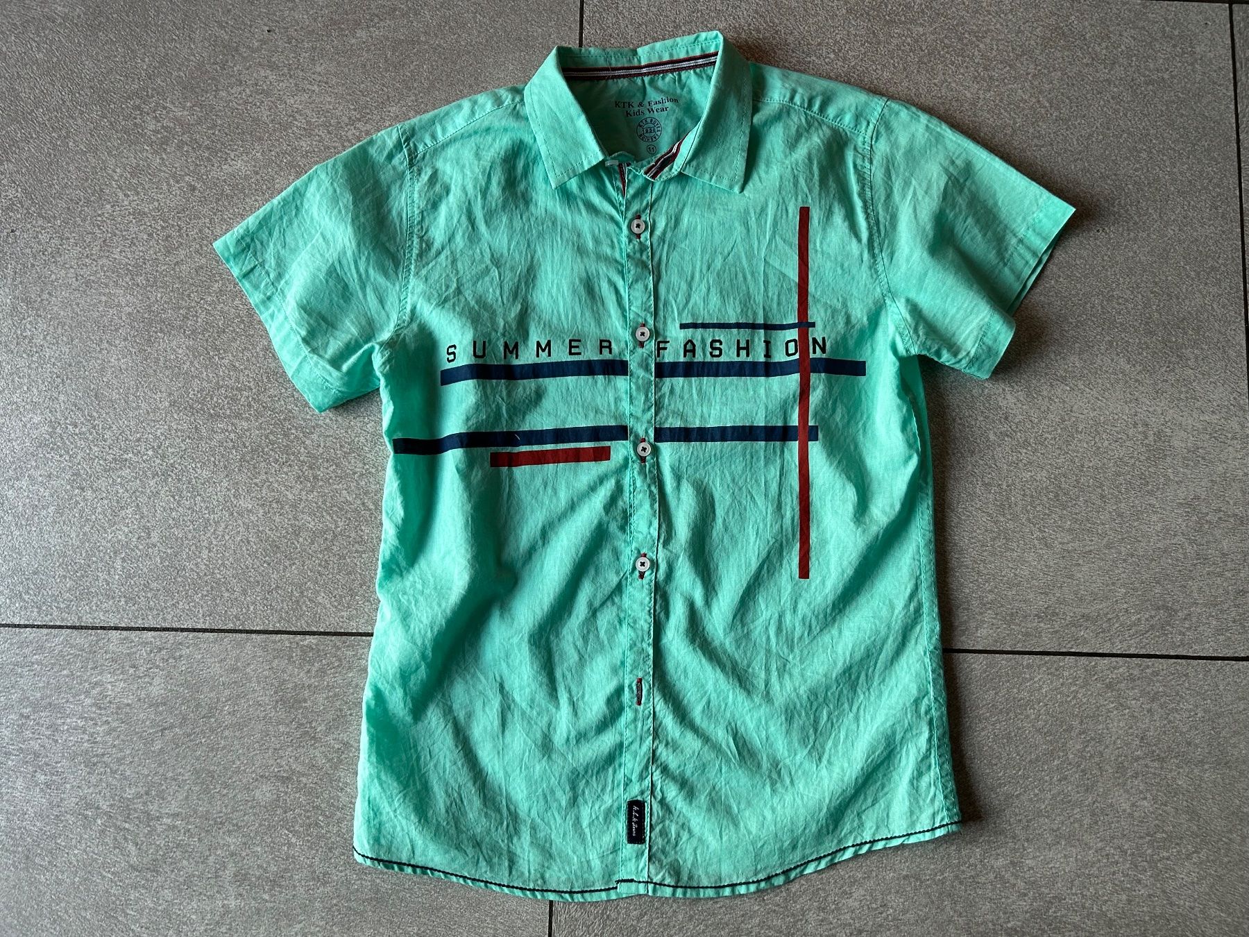 Camicie, T-shirt & Polo: Hemd KTK summer gr. 146 - 11 ans – Nuovo (secondo la descrizione) da Arbedo venduto da nadia1973