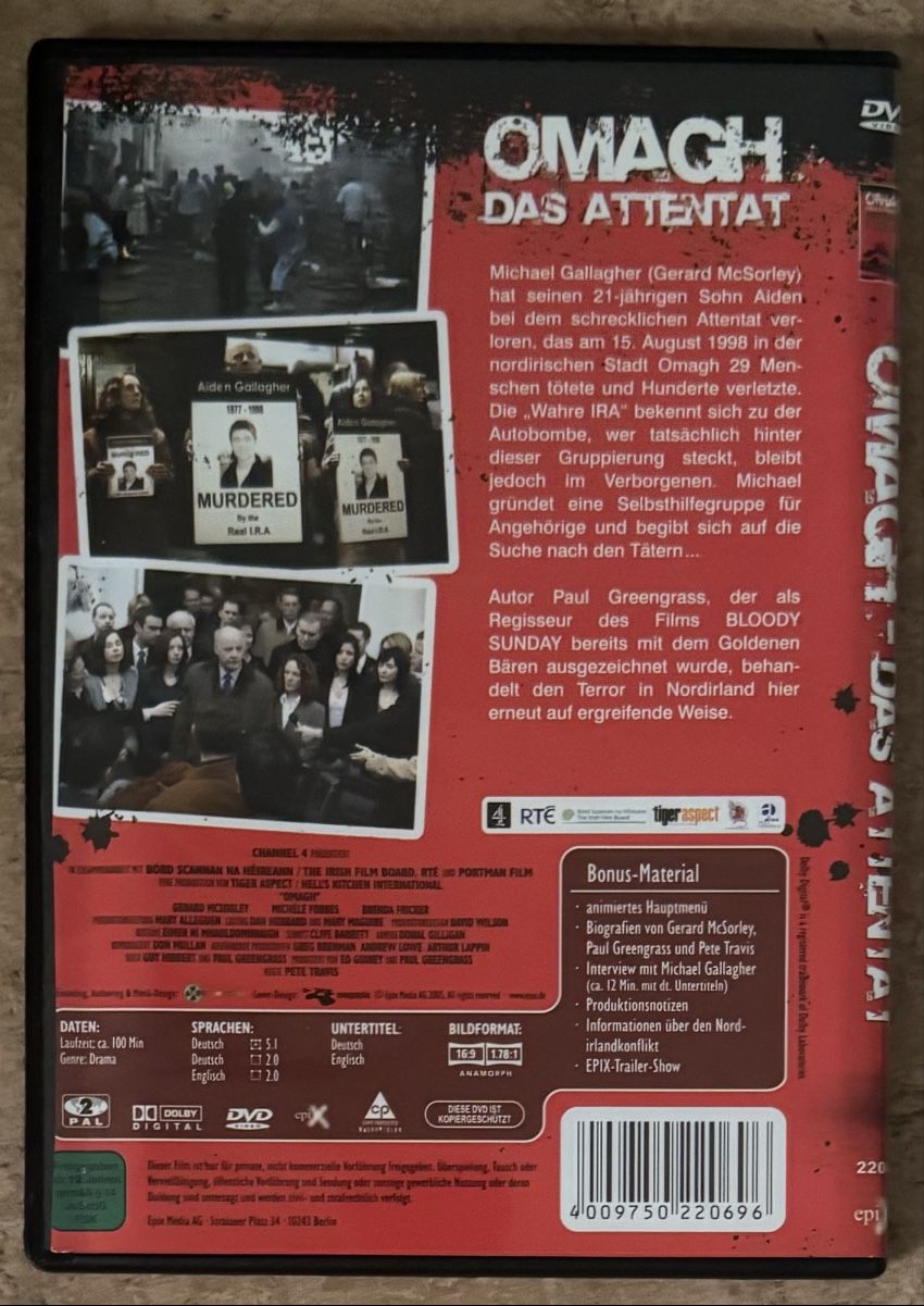Tous les DVDs: OMAGH DAS ATTENTAT  – Neuf (Voir description) à Dietikon par AndreaSch01 1