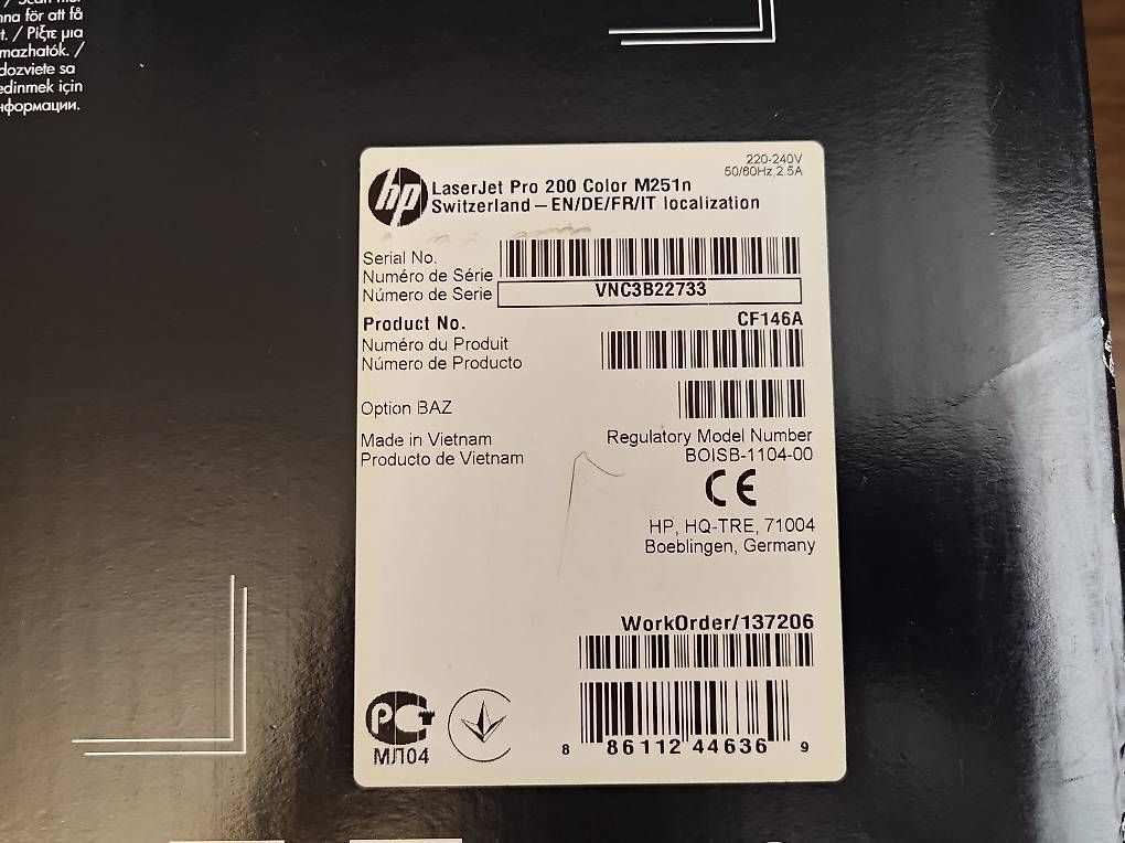 Stampanti: HP Color Laserjet Pro M251N – Nuovo (secondo la descrizione) da Sumiswald venduto da inf_r9tx 1