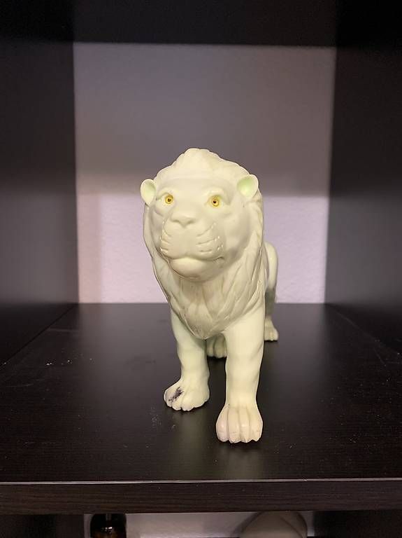 Statuette: Steinlöwe Zitronen Chrysopras – Nuovo (secondo la descrizione) da Häuslenen venduto da karindambach