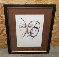 Lithografie handsigniert v Stocker    Lithografie  70 x 55