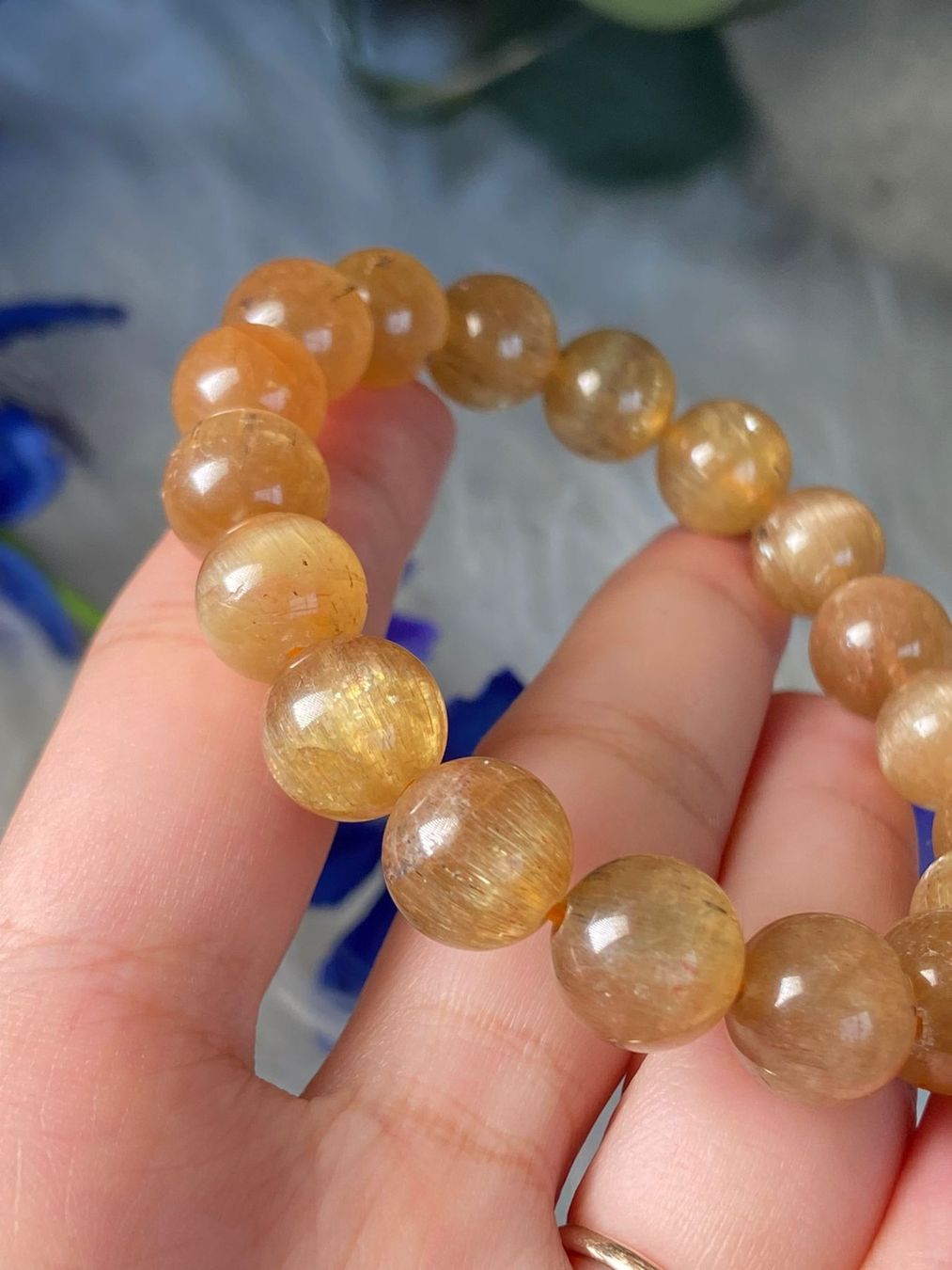 Pietre preziose: Golden Apatit Armband – Nuovo (secondo la descrizione) da Neuheim venduto da m.hald 1