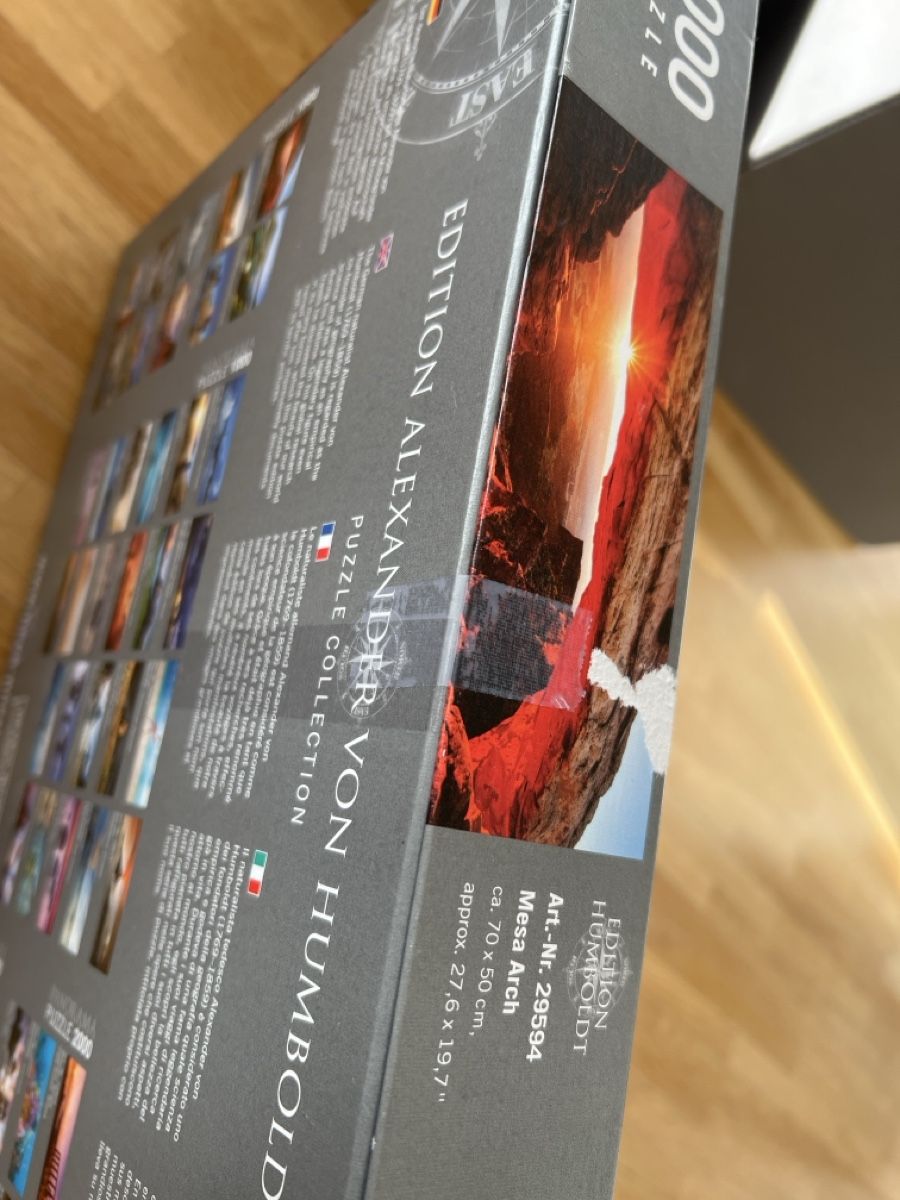 Heye Puzzle: Heye Puzzle 1000 Teile - Mesa Arch Humboldt – Usato da Heerbrugg venduto da bluekolibri 1