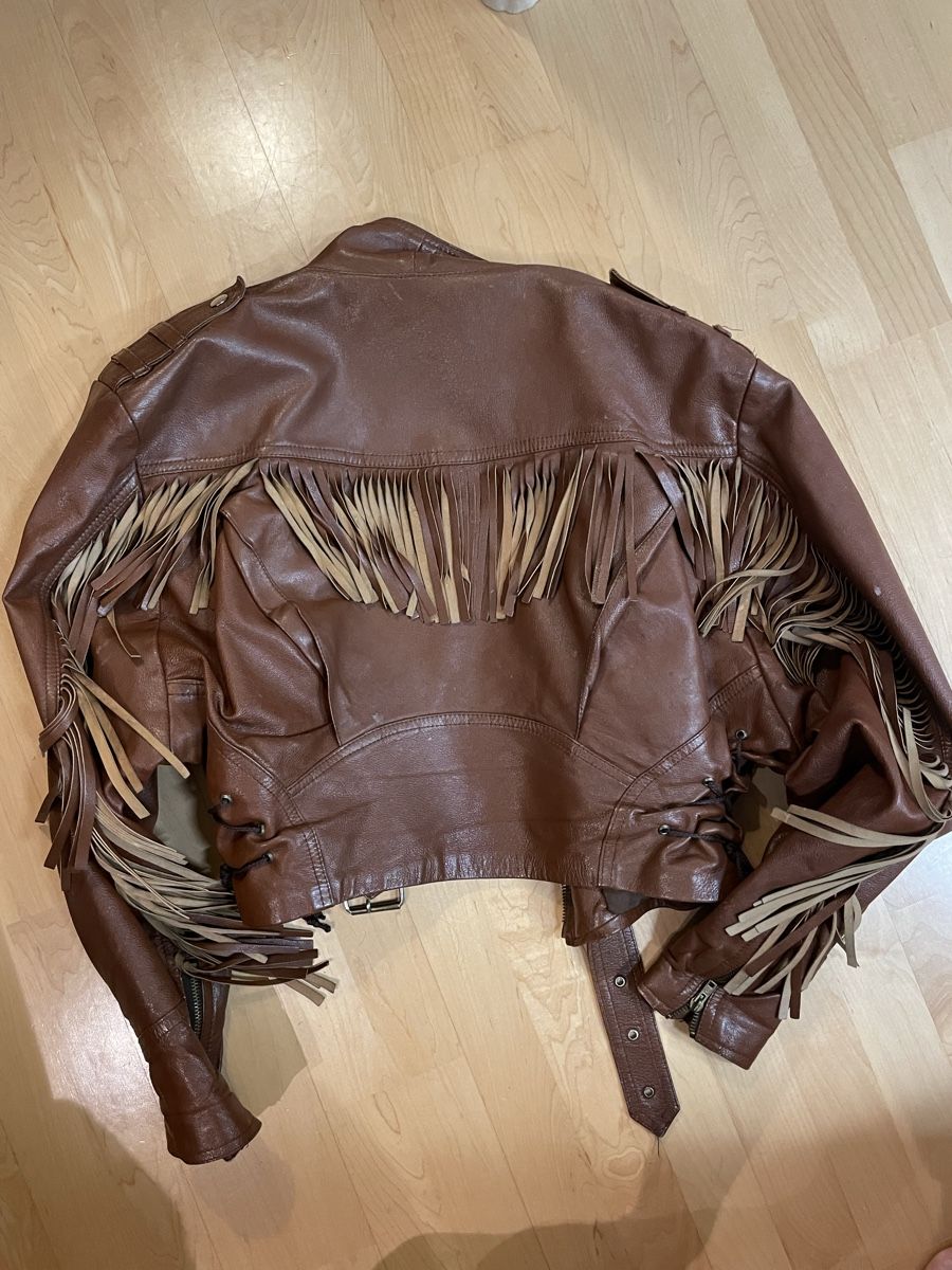 Giacche: Vintage Lederjacke mit Fransen – Usato da Adliswil venduto da alexreducereuse 1