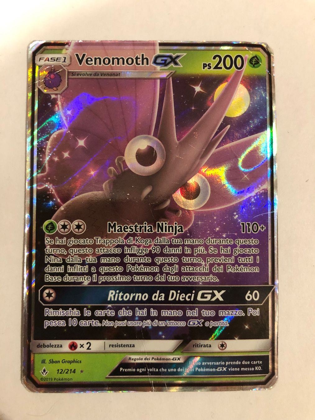 Pokémon Sammelbilder & Trading cards: Pokémonkarte Venomoth – Gebraucht aus Eschlikon TG von ArtRec