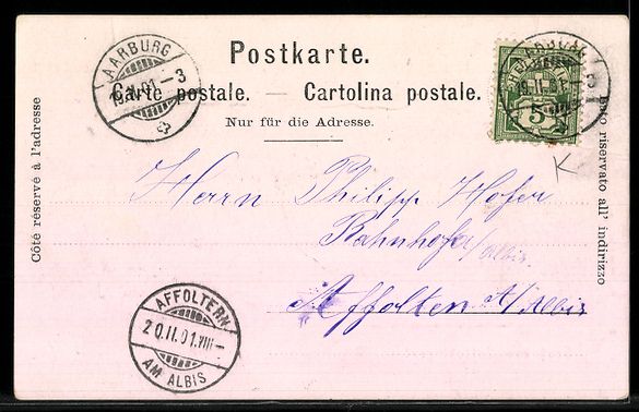 Cartes postales: AK Bollodingen, Straßenpartie mit großem Baum und Wegweiser – D'occasion à Berlin par bartko-reher 1