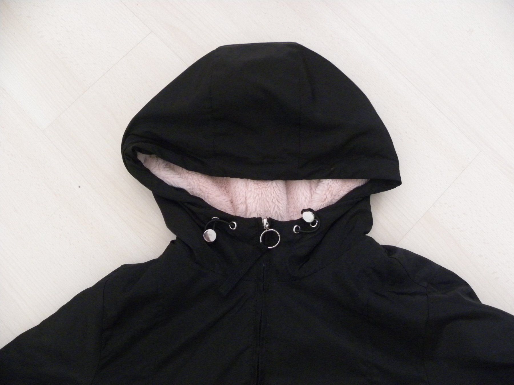 Giacche & Cappotti: Süsse Übergangs-Jacke schwarz mit Teddyfutter, Grösse S – Usato da Walterswil SO venduto da peiper2 2