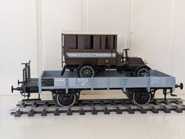 SBB Niederbordwagen M1e 59826 MIT Bb und Autoladung