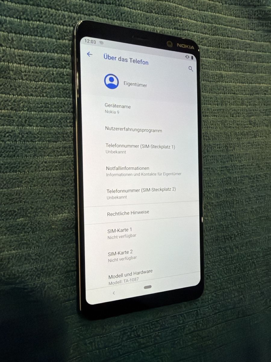 Nokia Telefoni cellulari / Smartphones: Nokia 9 / Schwarz / 128Gb / H32 – Usato da Arbon venduto da BaX_94 1