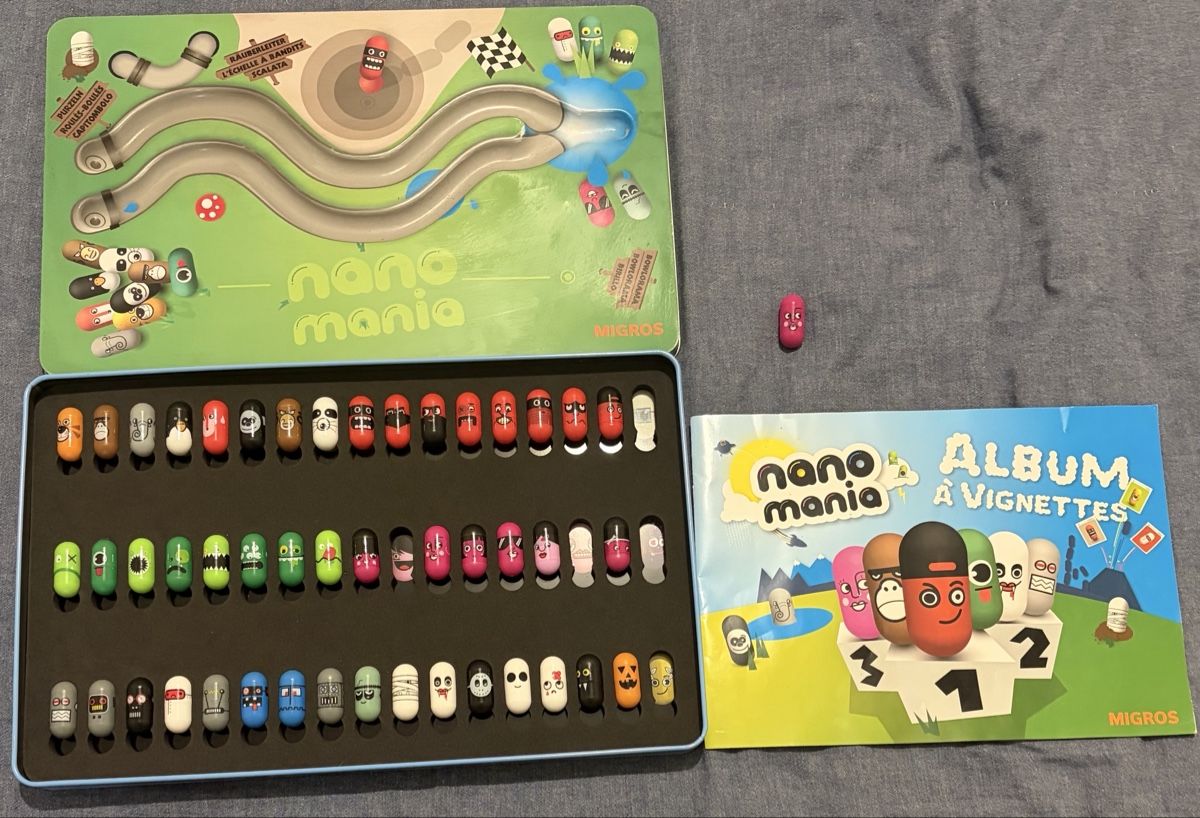 Migros Giocattoli: Jeu Nano Mania Migros  – Usato da Genève venduto da AlBE909
